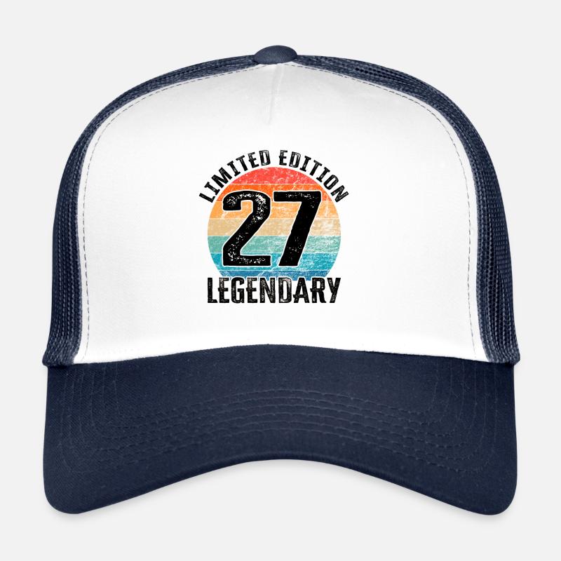 Joyeux anniversaire - 27e anniversaire Casquette trucker 