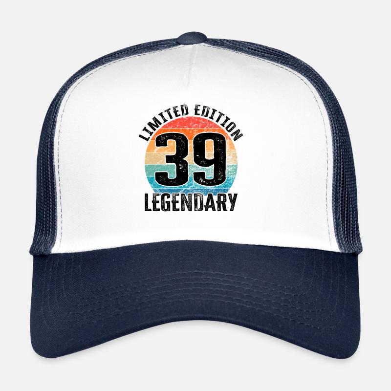 Joyeux anniversaire - 39e anniversaire Casquette trucker 