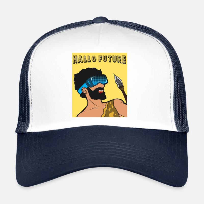 Bonjour Future Caveman Style VR Casquette trucker 