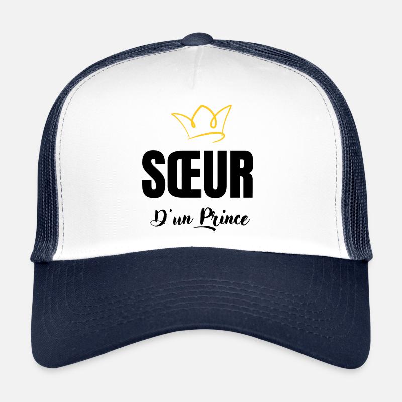 sœur d'un prince Casquette trucker 