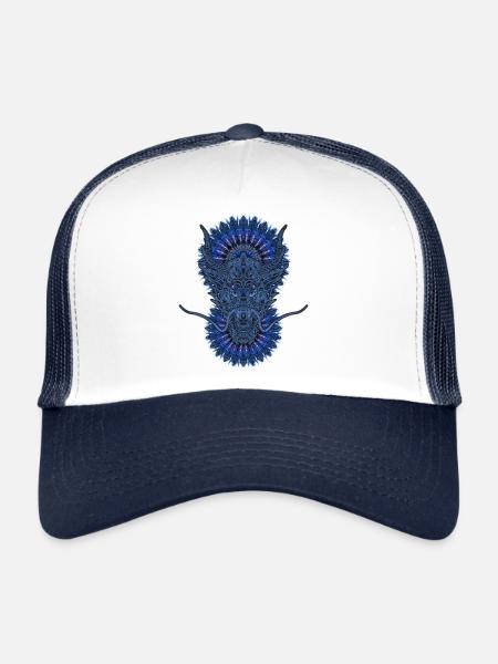 2024 Kaleidoscope Dragon 53 - Trucker Cap - white/navy - Front