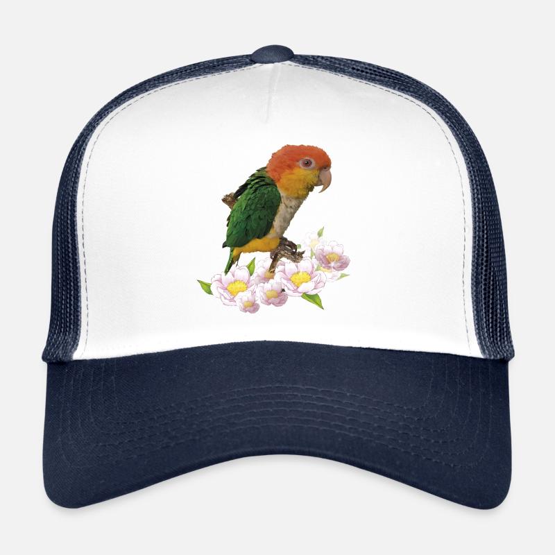 Le caïque à tête orange Casquette trucker 