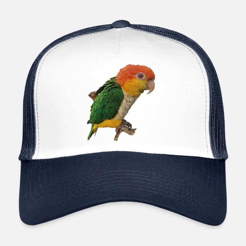 The orange-headed caique Trucker Cap