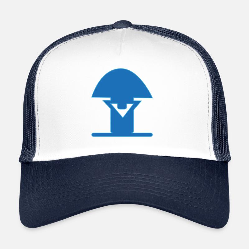 Icône du Champignon Bleu Casquette trucker 