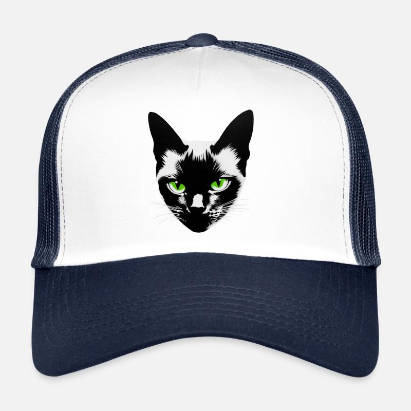 Visage de chat Casquette trucker 
