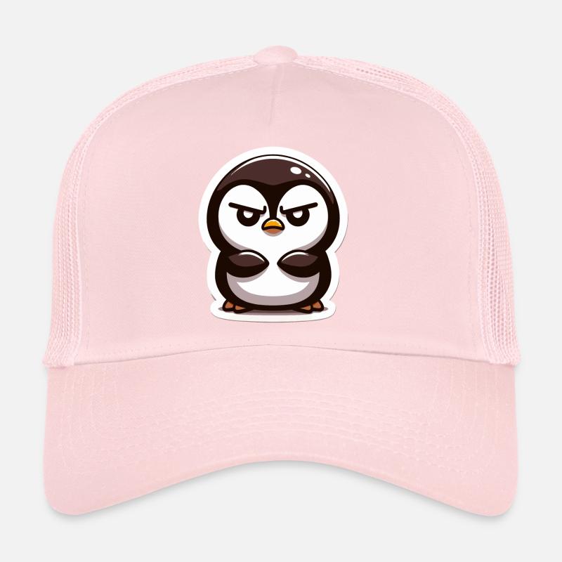 Funny Penguins Little Penguin Penguin Lover Trucker Cap