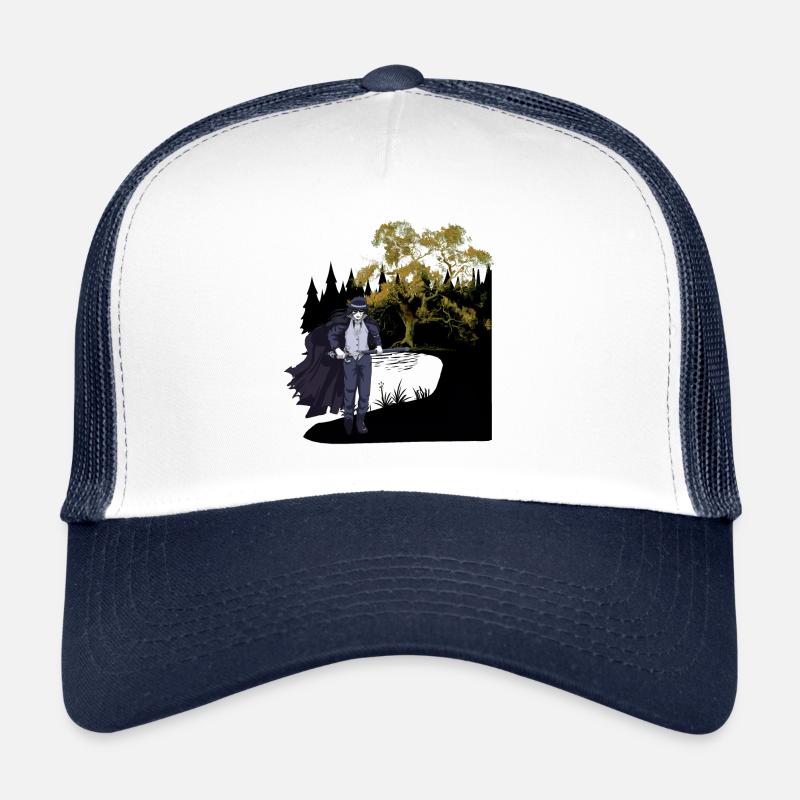 Horror Halloween Fighter Sword Warrior Magical Trucker Cap