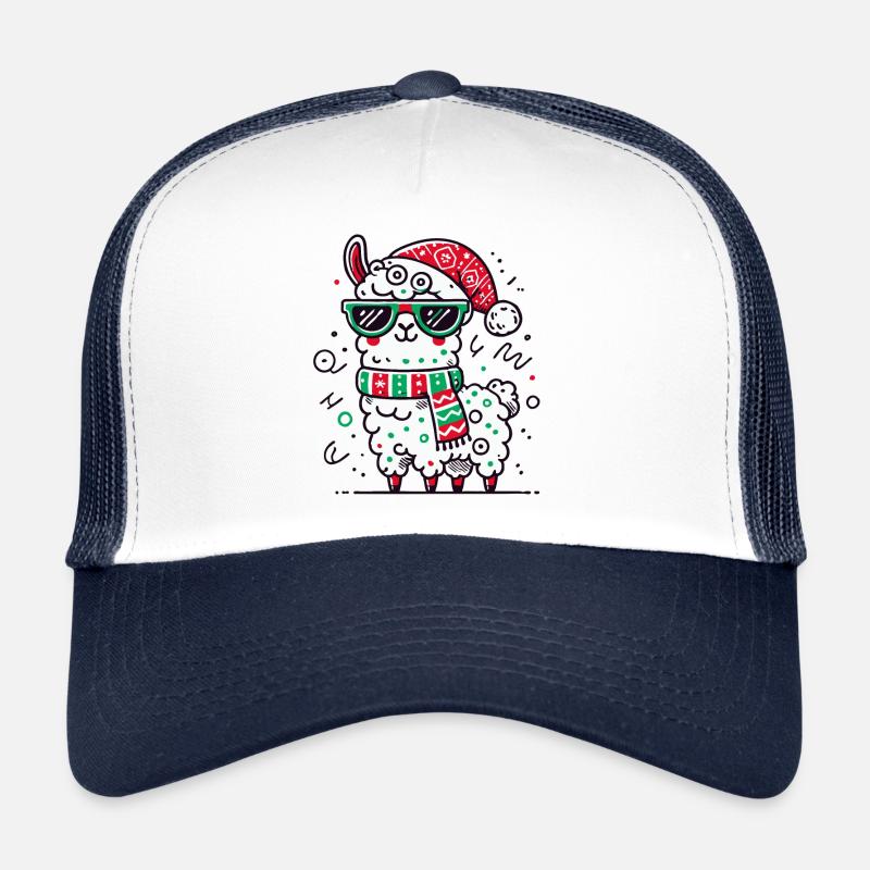 Weihnachtslama – Lustig und Cool Trucker Cap