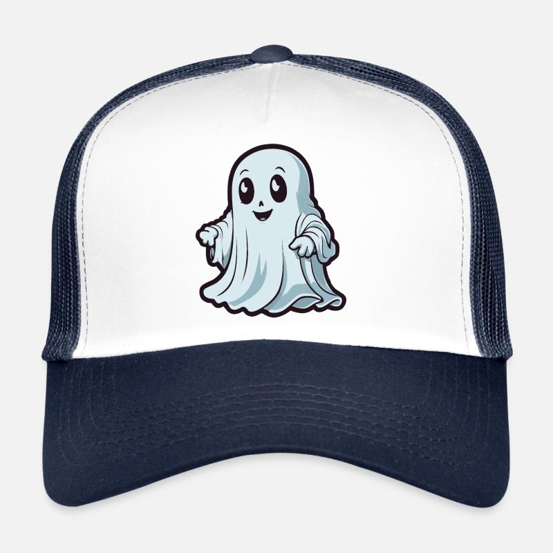 Fantôme mignon - Design d’Halloween effrayant Casquette trucker 