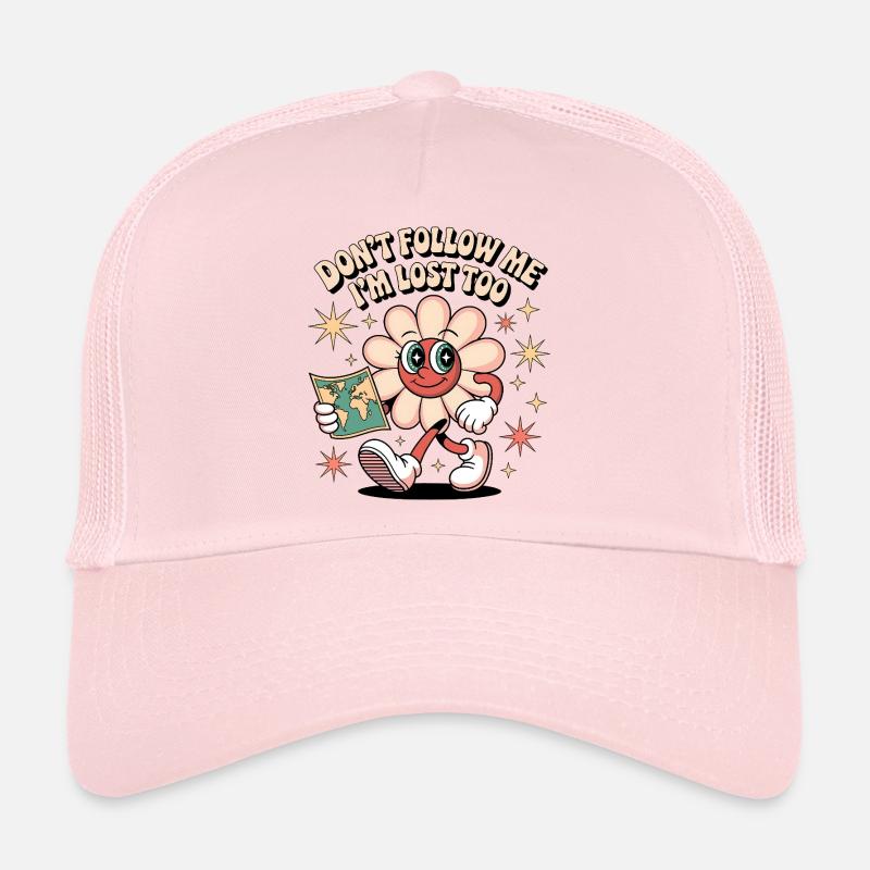 Ne me suis pas, je suis perdu trop fleur Casquette trucker 