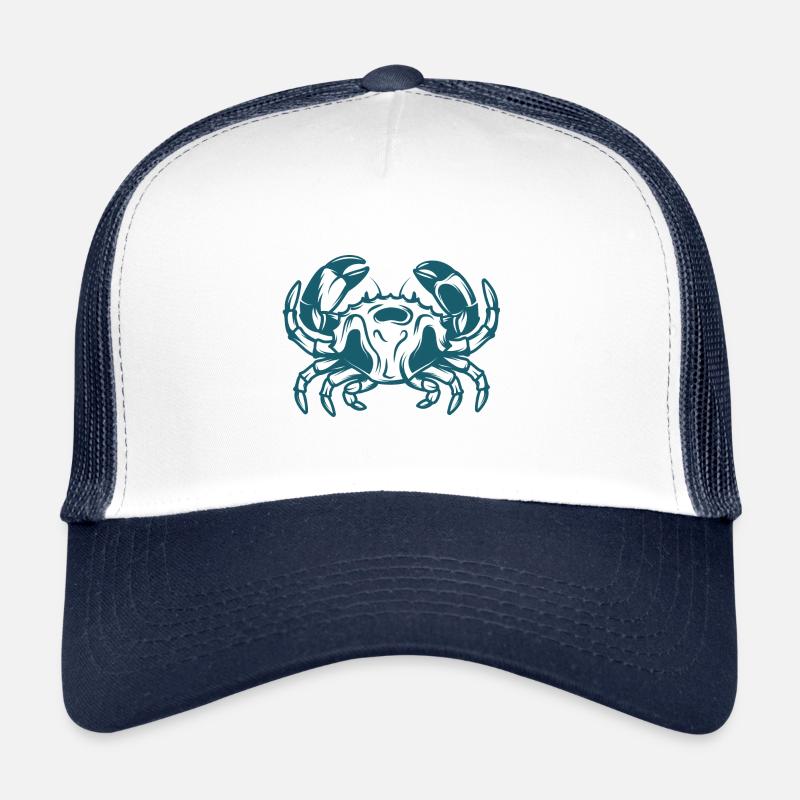 Meerestiere - Trucker Cap - Weiß/Navy