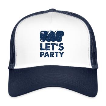 Overweight Fat Funny Funny Party Gift - Trucker Cap - white/navy - Front