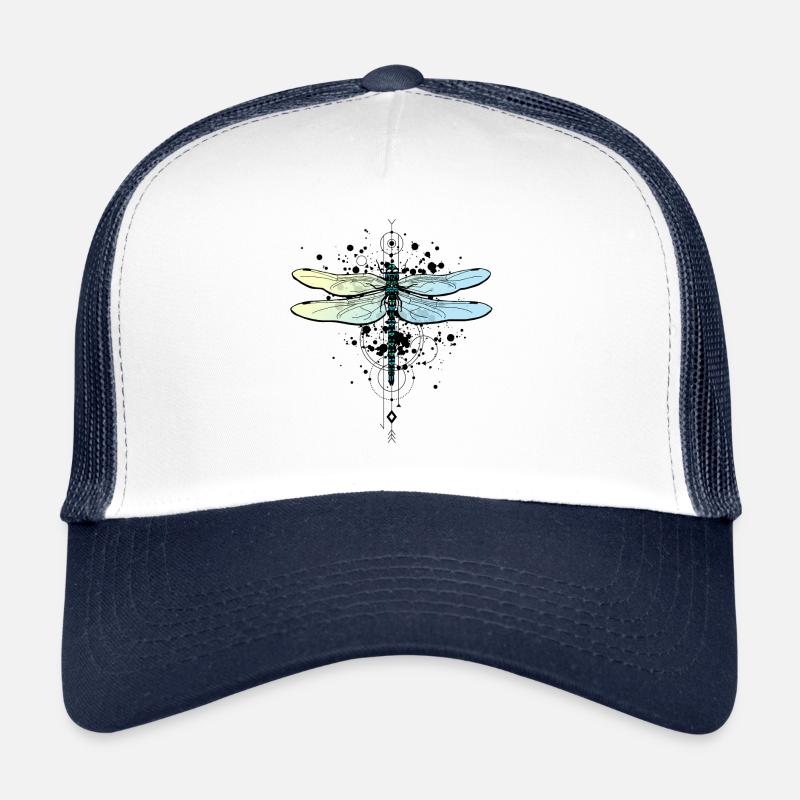 T-shirt Aqua Dragonfly Design - Motif Libellule Casquette trucker 