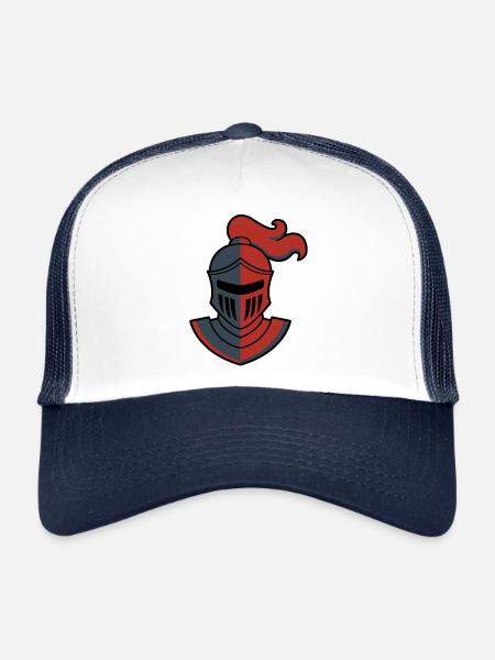 LA TÊTE DU CHEVALIER - Casquette trucker  - blanc/marine