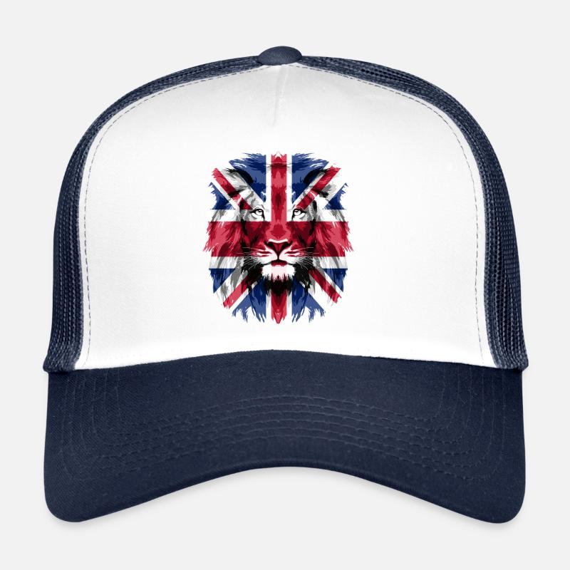 British Lion - Trucker Cap - white/navy