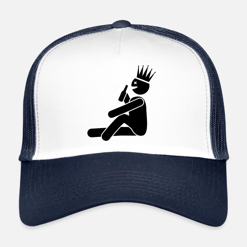 Drinking Saufen Mann Symbol Trucker Cap