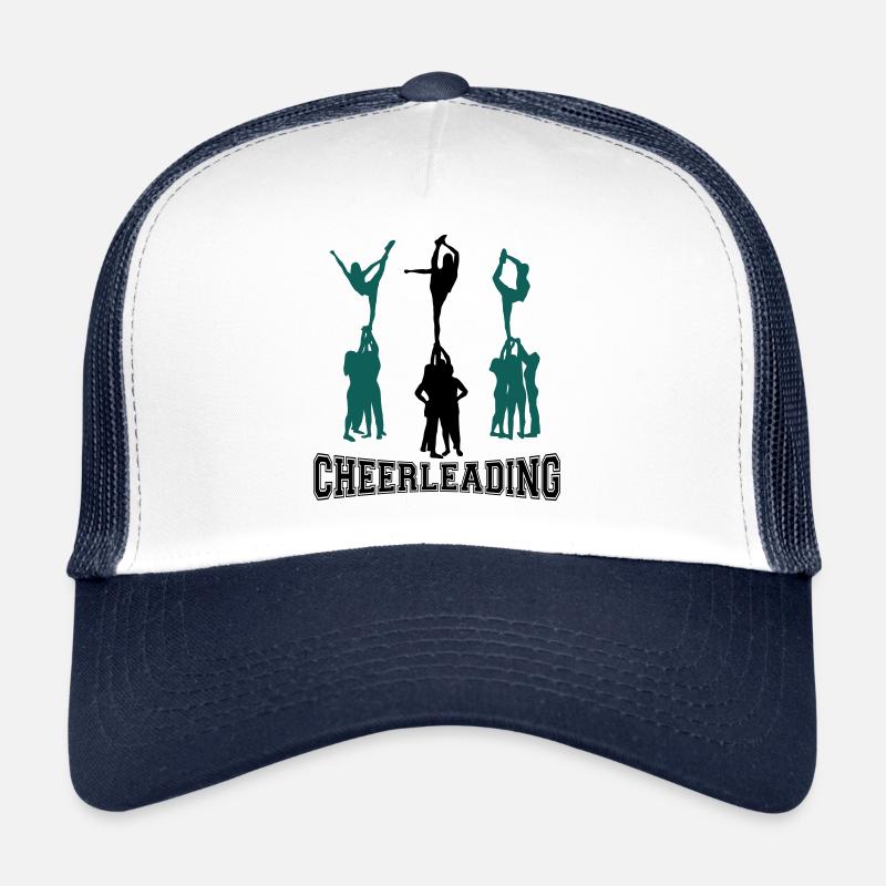 Cheerleading, Cheerleader - Trucker Cap - Weiß/Navy