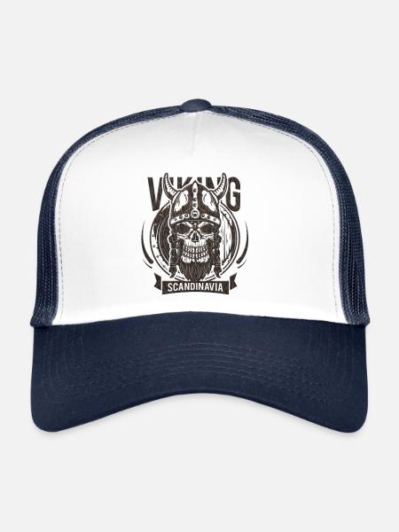 Viking Scandinavian - Trucker Cap - white/navy - Front