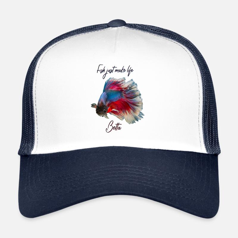 LE POISSON FAIT JUSTE LA VIE BETTA - BETTA FISH Casquette trucker 