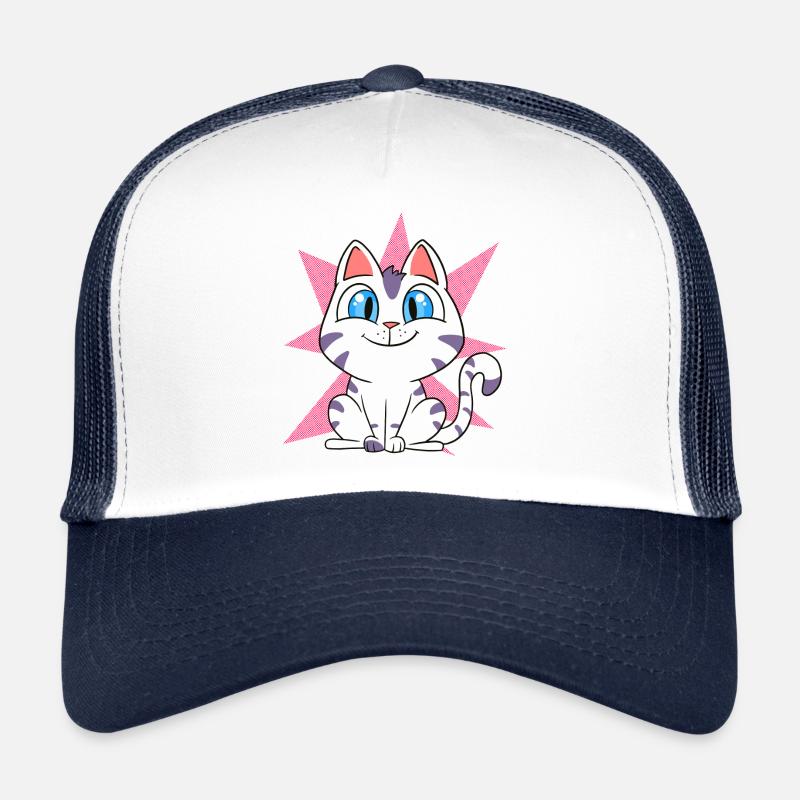 Funny Kitten Cat Trucker Cap