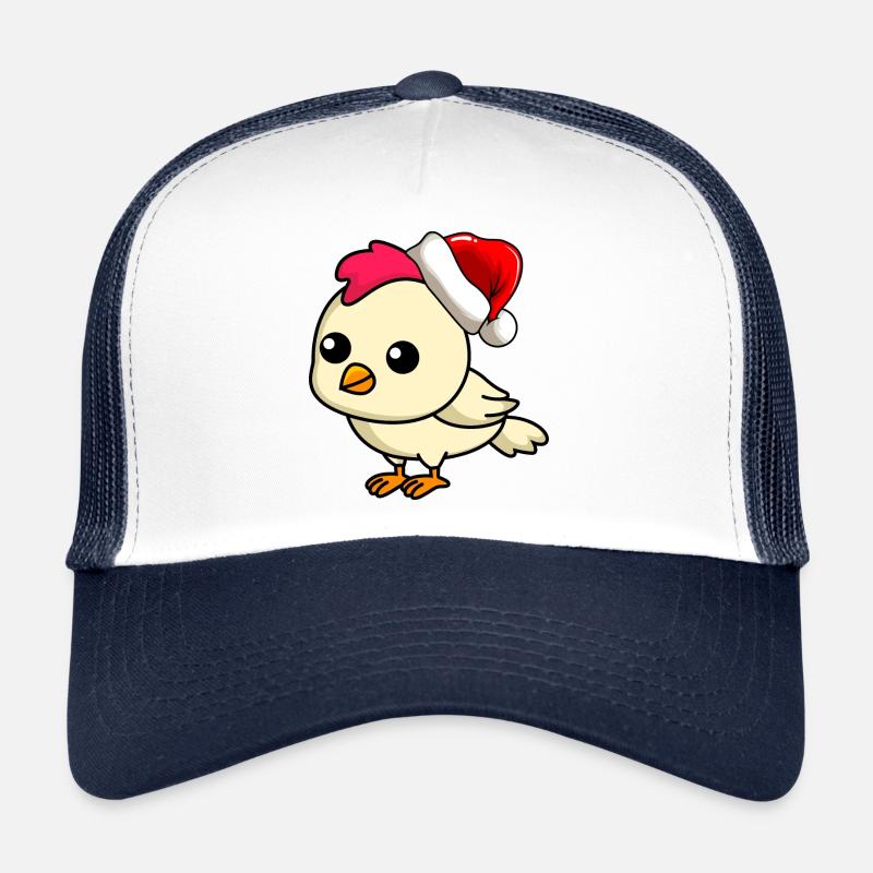 Poulet Comic Noël Casquette trucker 