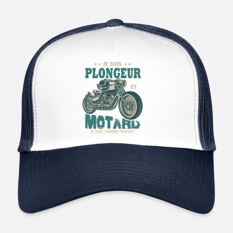 motard parfait plongeur parfait Casquette trucker 