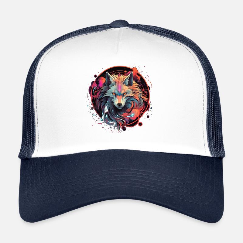 Cercle de loups dystopique Casquette trucker 