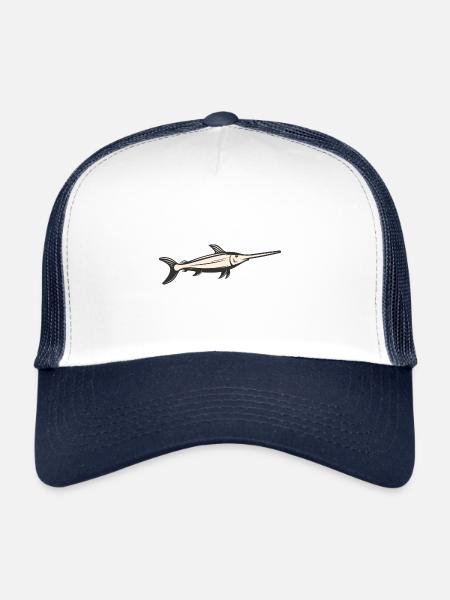 Meerestiere - Trucker Cap - Weiß/Navy - Vorne