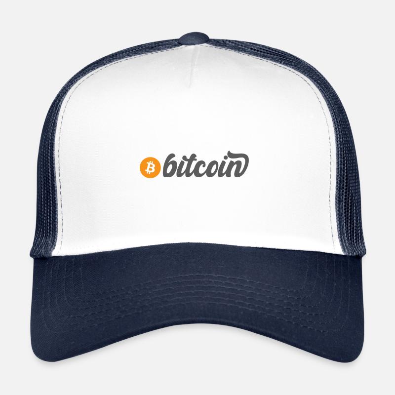 Bitcoin (Bitcoin) - Trucker Cap - Weiß/Navy