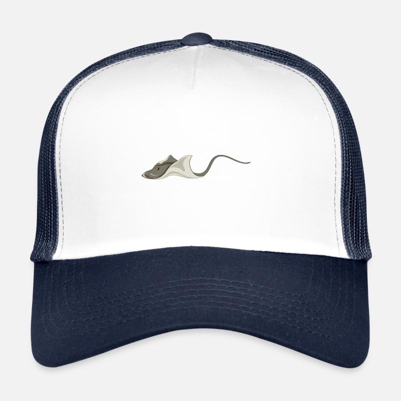 Meerestiere - Trucker Cap - Weiß/Navy