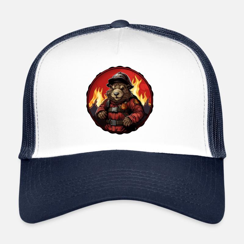 Pompiers Castor Casquette trucker 