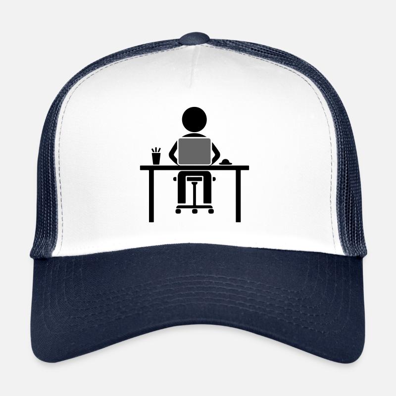 Arbeiter Computer Lernen Trucker Cap