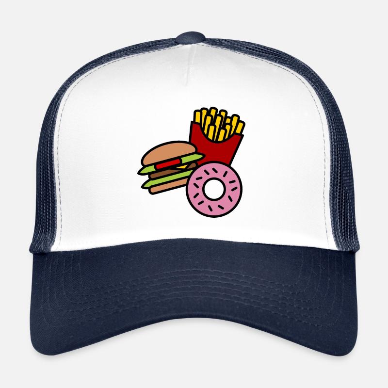 French fries Burger Donut Trucker Cap