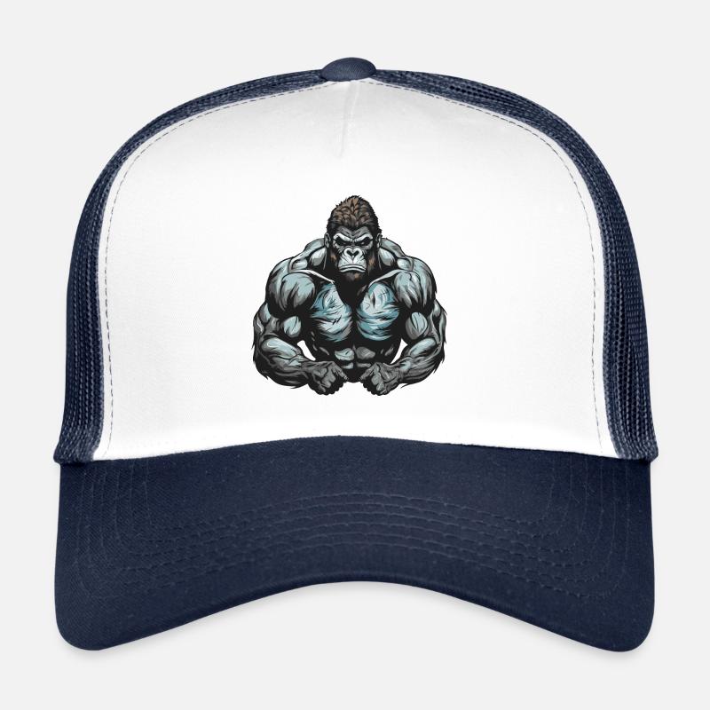 Gorilla Gym Muscles Bête Casquette trucker 