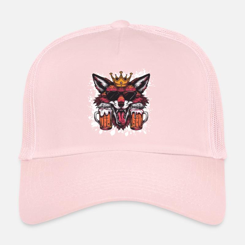 Fox Beer Funny Trucker Cap