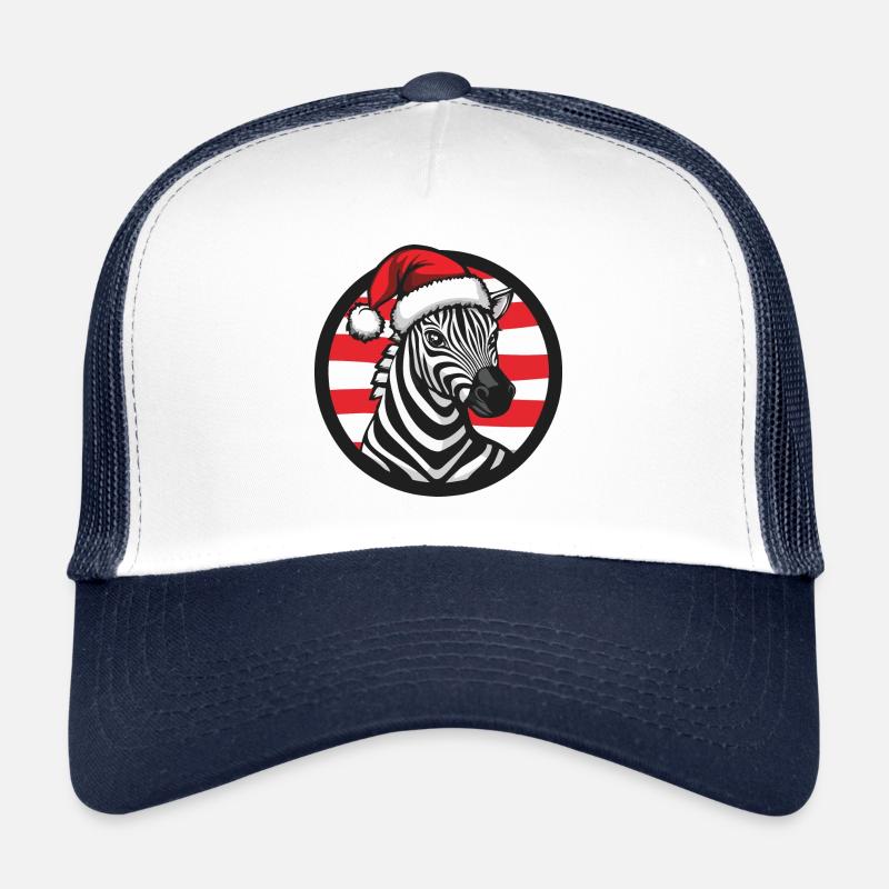 Zèbre Weihnachten Noël Casquette trucker 