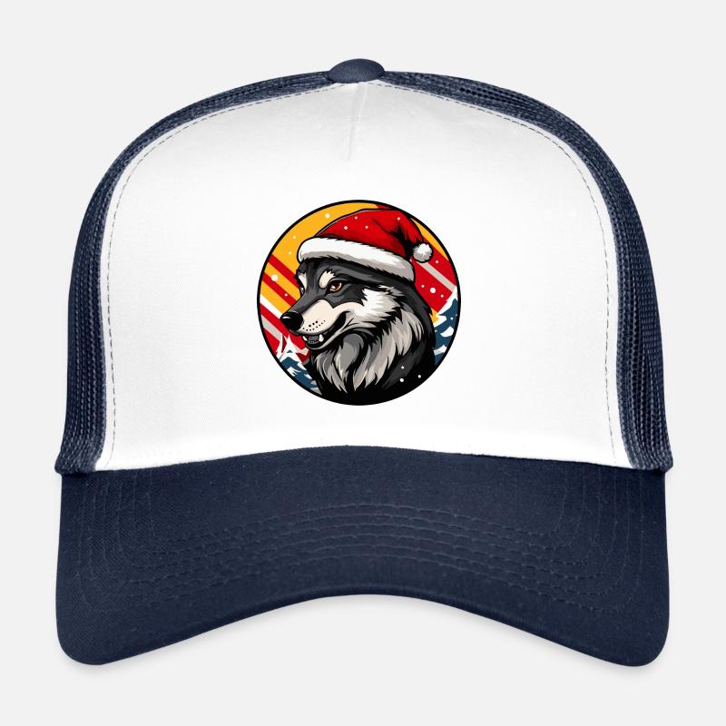 Loup Weihnachten Noël Casquette trucker 