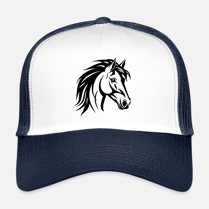 Tête de cheval Casquette trucker 