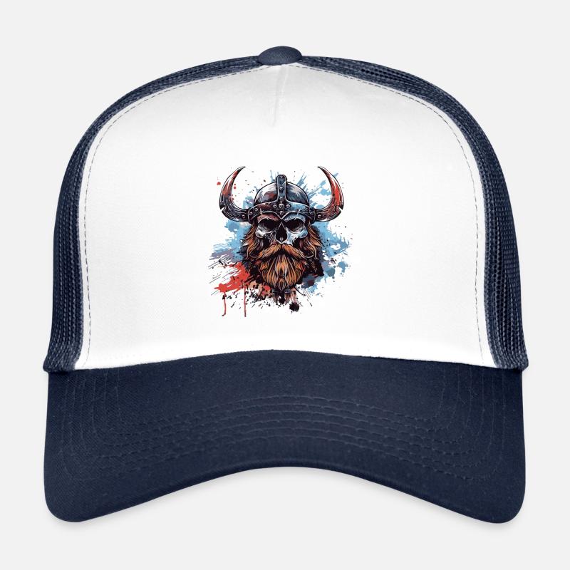 Crâne Viking Casquette trucker 