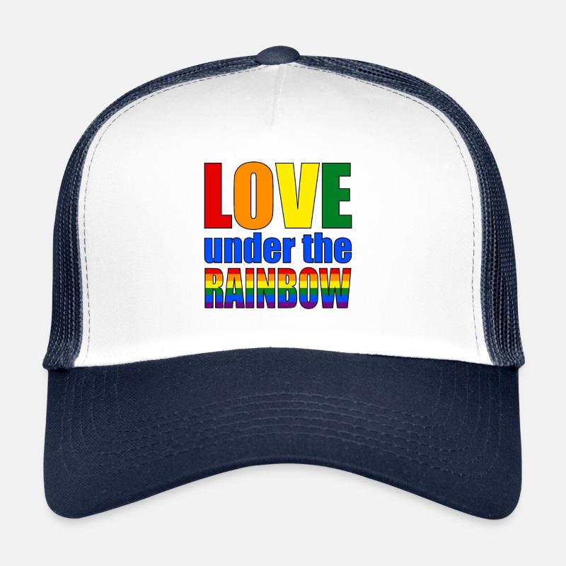 Liebe unter dem Regenbogen Trucker Cap