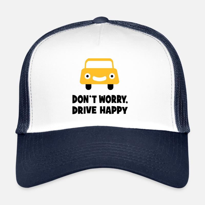 Auto fahren - Trucker Cap - Weiß/Navy