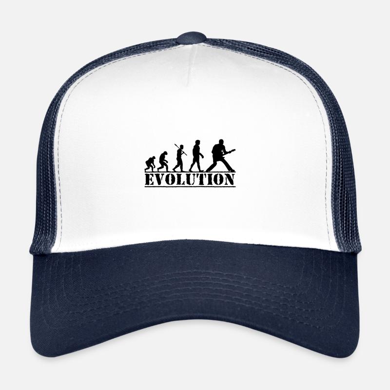 E-Gitarre Evolution Geschenk für Gitarristen Trucker Cap