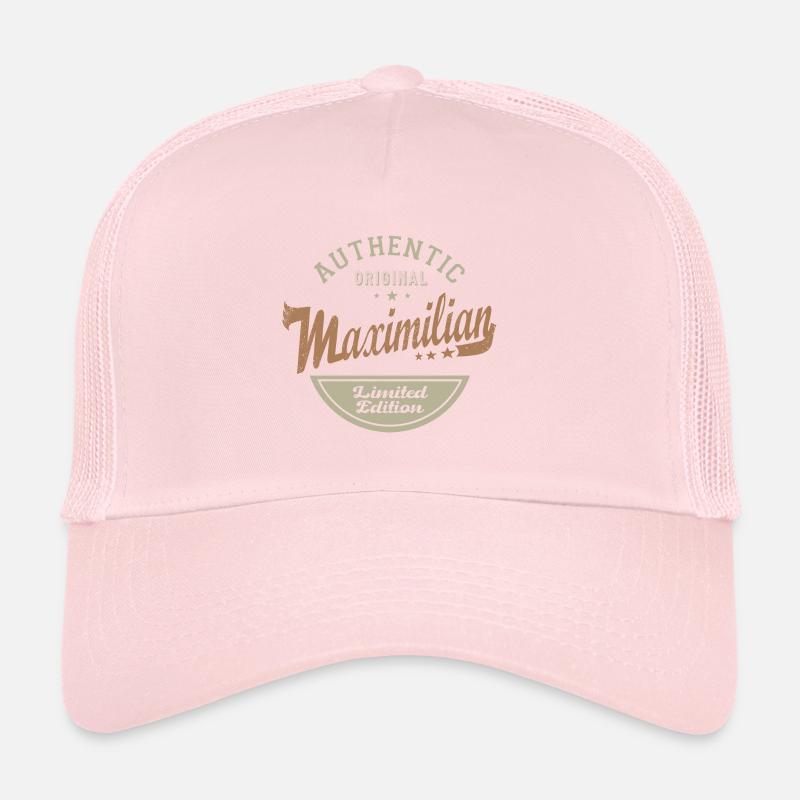 Maximilian Tshirt personalized name maximilian Trucker Cap