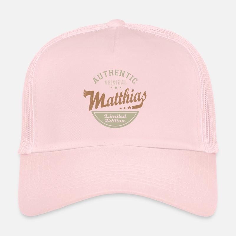 Matthias personalized gift name matthias Trucker Cap