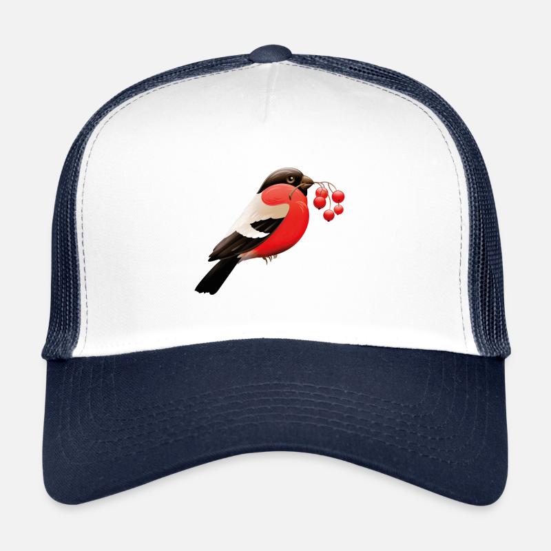 Vogel - Trucker Cap - Weiß/Navy