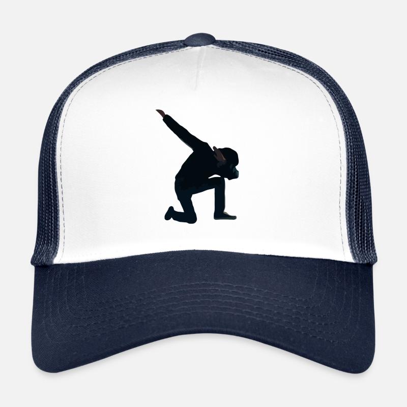 Dab - Trucker Cap - white/navy