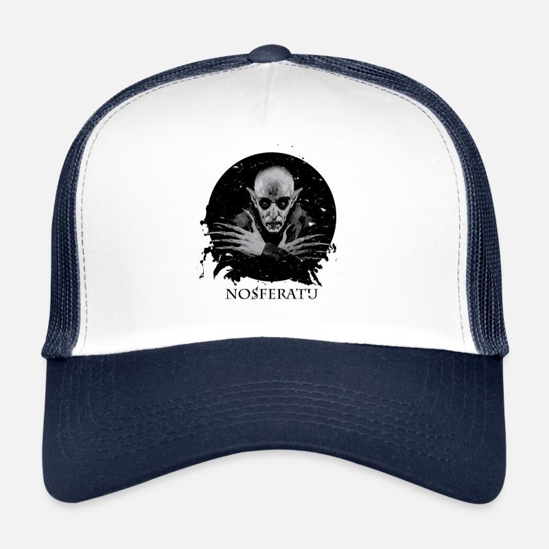 Nosferatu Vampire Classic Horror Black T-Shirt Trucker Cap