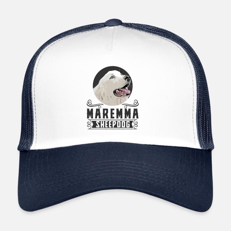 Maremma Sheepdog Maremmano Abruzzese Pastore Chien Casquette trucker 