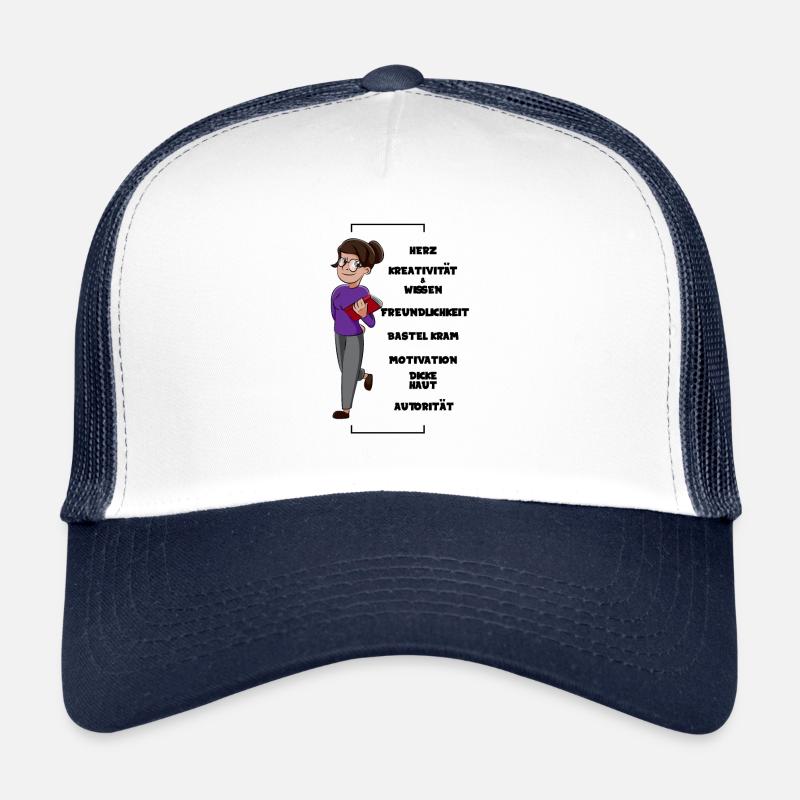 Enseignante Enseignante maternelle éducatrice Casquette trucker 