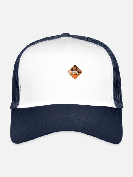 Danger Explosive - Trucker Cap - white/navy - Front